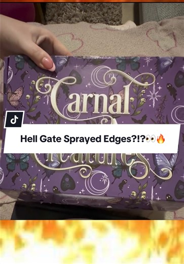 STOP SCROLLING 🔥🦋 My Butterfly Book Club Carnal Creatures box just delivered and look at these sprayed edges on Hell Gate by Veronica Eden?!?? I’m unwell. This is already giving toxic, addictive, stay-up-until-3am energy and I haven’t even read page one yet. Be honest — are we canceling our plans to read this tonight or do we have self-control?? 👀🔥 If you’ve read it, NO SPOILERS… but rate it 1–5 in the comments 👇 #BookTok #ButterflyBookClub #CarnalCreatures #HellGate #DarkRomance @TheButter