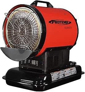 Protemp 80,000 Btu Kerosene Radiant Heater - Heats Upto 2000 Square Feet (Pt-80-Ofr)