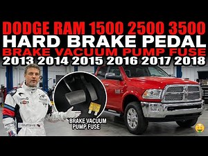 How to Fix Hard Brakes on Dodge Ram 1500/2500/3500 – Blown Fuse Check