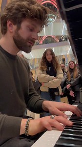 4.5M views · 29K reactions | Wait for the END 凉❤️ I met Bosse and the choir Hansemädchen Europa Passage in Germany  #piano #singing #derletztetanz #bosse #publicreaction | Emilio Piano | Facebook