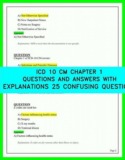 ICD-10-CM Chapter 1: 25 Most Confusing Questions & Answers with Expert Explanations