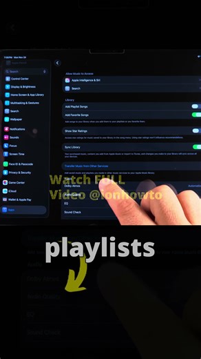 How to Transfer Spotify Playlists to Apple Music on iPad Pro M5 Part 2