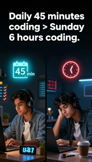 How Many Hours Should You Practice Coding? ⏱️ #programming #codingtips #students #softwaredeveloper