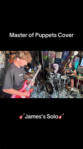 Master of Puppets Cover Featuring James’s Guitar Solo