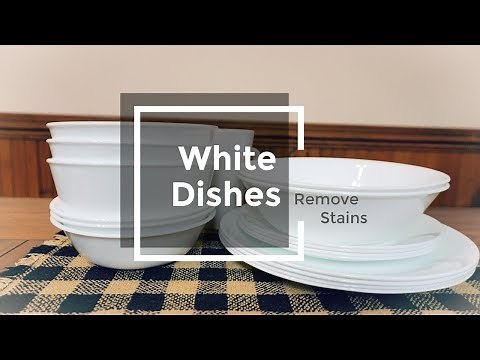 How to Remove Stains From Dishes