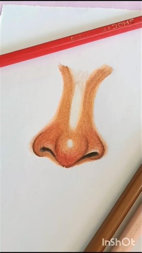 nose tutorial ‼️ how to draw realistic nose