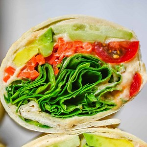 Easy Hummus Wraps