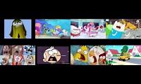 Mix of 8 videos from youtube : Cartoon Screaming Crossover