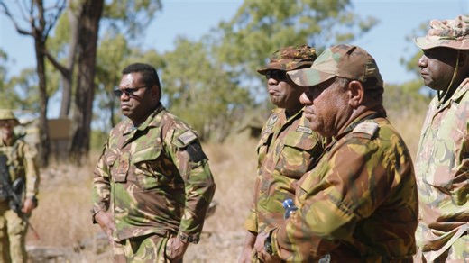 592K views · 12K reactions | Commanding Officers from the Papua New Guinea Defence Force deliver some High Angle Hell during a visit with the troops in the field  | 3rd Brigade - Australian Army | Facebook
