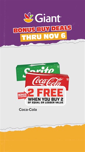 Find this week's best deals online or in our app! | Giant Food