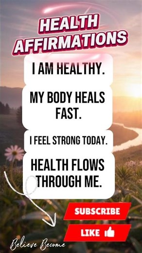 💬 Comment “I am healthy” to claim your healing energy today. Believe it, feel it, become it.