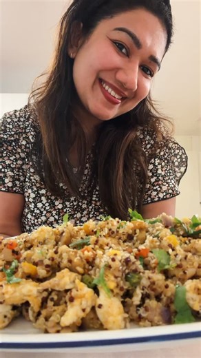 My Kitchen on Instagram: "EPISODE 12 OF HEALTHY RECIPE SERIES Quinoa Fried Rice / Fried Quinoa✨ Ingredients • 1 cup quinoa • 2 cups water • Olive oil (as needed) • 3 eggs • Salt and pepper (to taste) • 3–4 garlic cloves, chopped • 1 medium onion, chopped • 1 carrot, chopped • Green beans, chopped • 1 bell pepper, chopped • 1–2 tbsp soy sauce • Fried chicken cubes (air-fried) • Fresh parsley, chopped • Spring onions, chopped • Sesame seeds (for garnish) ⸻ Instructions 1. Cook the quinoa • Rinse 1