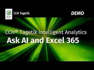 Bring the power of Ask AI into Excel 365 | Intelligent Analytics Excel 365 add-in demo
