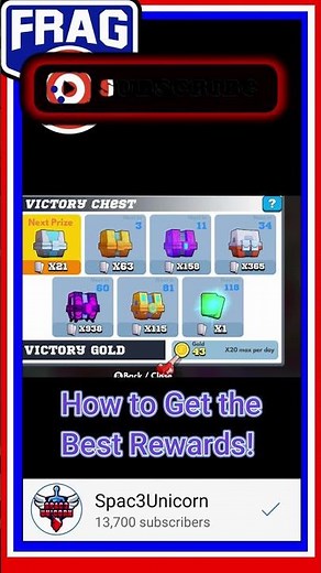 How to Get the Best Rewards and Chest in Frag Pro Shooter! #fragcommunity #mobilegame #gaming
