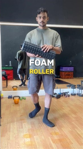 Use of Foam Roller For Legs & Lowered Back Muscle