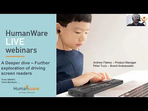 A deeper look into the use of screen readers with the new Brailliant BI X displays