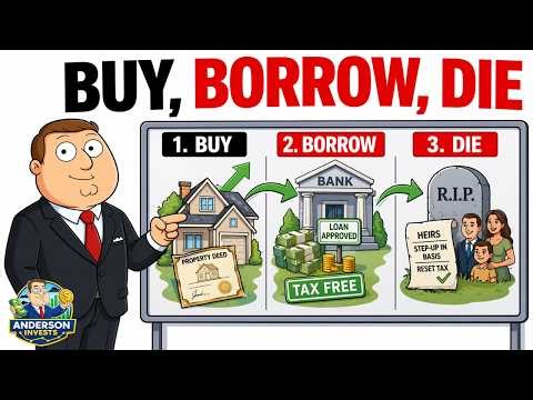 HOW TO USE THE BUY BORROW DIE STRATEGY TO GET RICH (STEP BY STEP)