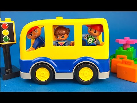 LEGO DUPLO SCHOOL BUS - Fun Toys For Kids Learn the Colors Autobus de Juguete