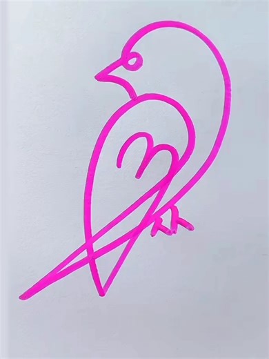 Easy Drawing Ideas: How to Draw Cute Birds