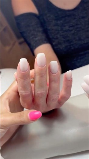 Gel Polish Removal, Manicure and Milky White Gel Polish