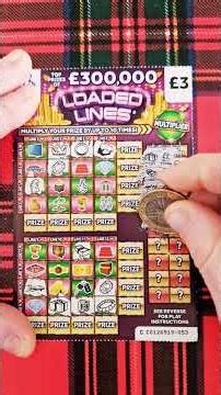 £3 National Lottery scratch card #scratchcards #lottery #lotto #shorts