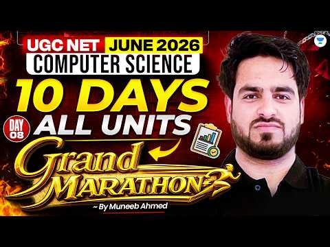 UGC NET Computer Science | Unit 8 One Shot Revision Marathon | UGC NET CS 2026 | Muneeb Sir