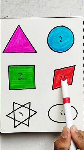 colors by numbers #numberdrawing #coloring #easyart