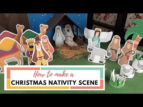 How to make a Christmas nativity scene | DIY nativity set