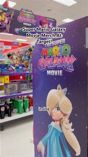 Super Mario Galaxy Merch At Target! #supermario