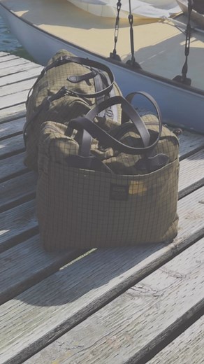 10K views · 46 reactions | For decades Filson bags have set the standard for durability. Now in Tin Cloth for exceptional weather protection and a lighter luggage weight. Special-edition pattern based on vintage PFD materials. | Filson | Facebook