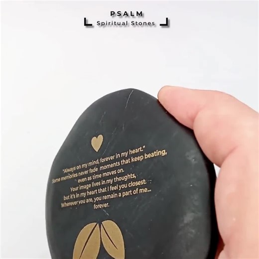 Engraved Basalt Memorial Stone • Personalized Memorial Gift • Spiritual Keepsake • Unique Sympathy Gift - Etsy