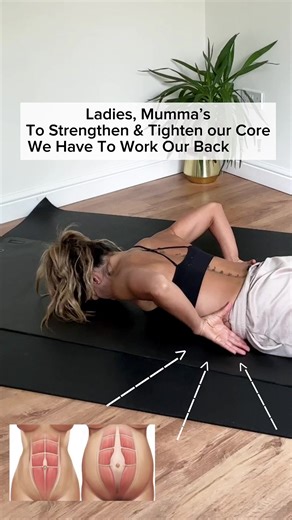 2.9M views · 26K reactions | 2 back exercises ladies, Mumma’s. TopTip/ Focus on lengthening in both exercises and breathe out to engage in your abdominals. ‼️Do not hold your breathe ❌ Big love & let me know if you try it or have any questions Xo #backexercises #pilatesback #corestrength #coreexercises #postnatalcore #postnatalfitness #diastasisrecti #backtoning #backstrength #postureexercises | Kimmyfitness | Facebook