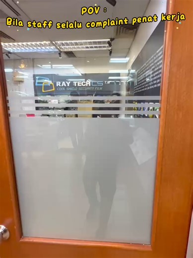 bila staff selalu complaint penat kerja Raytech & Rhadium Seri Kembangan Upgrade your driving experience and feel the satisfaction with Raytech Tint and Rhadium Coating ✨Book appointment with us✨ 📱0162326880 Whatsapp >> Https://wa.me/message/ZHDHKCVXKASRI1 📍 Raytech Seri Kembangan 15-17 , Jalan SR 8/1 , Taman Serdang Raya, 43300 Seri Kembangan , Selangor. #raytech #raytechtinting #raytechserdang #raytechfilmsmalaysia