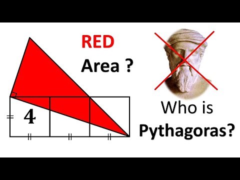 Can YOU Find the Red Triangle’s Area? | Geometry Puzzle