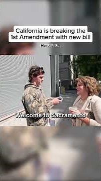 California is breaking the 1st Amendment with this…