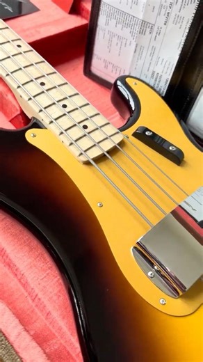 2025 Fender Custom Shop ‘57 Precision Bass Guitar Vintage Custom TCP in Wide Fade 2 Color Sunburst