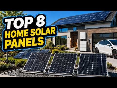 Top 8 Solar Panels for Home Use and Long Term Energy Savings