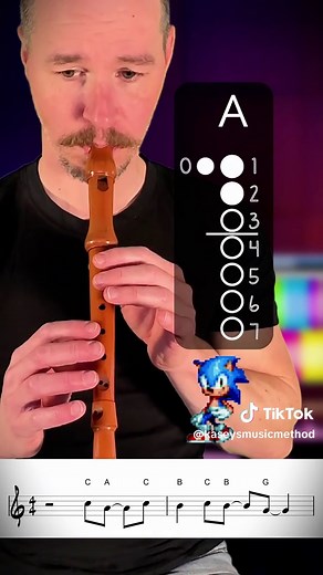 Learn the Sonic Green Hill Zone on Recorder