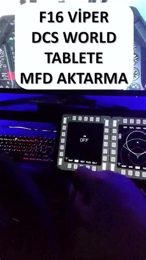 DCS World - Tablet MFD 🇹🇷 #dcsworld #f16 #viper #syria #türkhavakuvvetleri