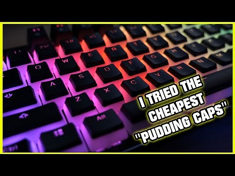 I Tried The Cheapest "PUDDING" Keycaps...