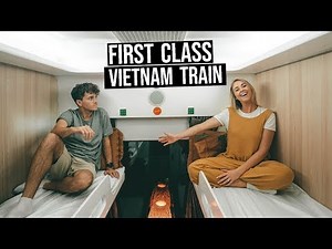 13 Hour First Class Sleeper Train in Vietnam | Hanoi to Hue Overnight