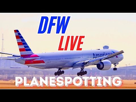 🔴 LIVE Plane Spotting at DFW Airport ✈️ | Dallas/Fort Worth International | Live ATC & Arrivals