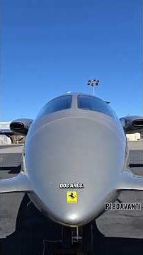 A Ferrari dos Ares. Piaggio P180 Avanti, avião idealisado por Piero Ferrari. #p180avanti #aviacao