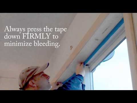 How to Use Blue Painter's Tape (House Painting Tips)