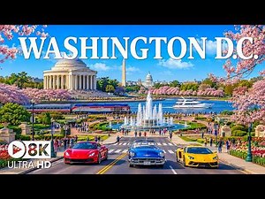 Washington D.C | Capitol and White House in 4K Ultra HD | Incredible Scenes & Uncovering Hidden Gems
