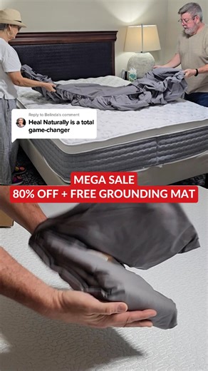 The Safest & Most Effective Grounding Bedsheet 👇 Unlike cheap alternatives, the Heal Naturally Grounding Bedsheet is proven to work with: ✅ Microweave™ grounding technology for 100% complete grounding ✅ A grounding tester for safe use (no dirty electricity!) ✅ A lifetime money-back guarantee Trusted by 10,000 happy customers. Try it risk-free today! | Heal Naturally