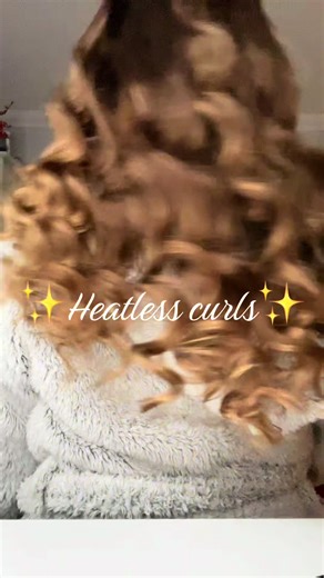 Heatless curls! These were rage bait. #heatlesscurls #hair #grwm #fyp #tutorials