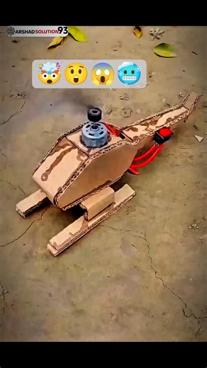 craft diy helicopter #tiktok #diy #youtubeshorts #experiment #science #shorts #viral #trending #art