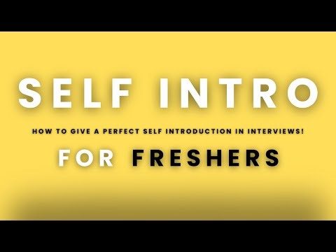 Basic But Perfect Self Introduction for Freshers | Telugu | The LKS