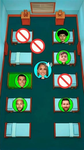 Who Can sleep without being eliminated? 😴😂 | Ronaldo, Messi, MrBeast, Speed & More! #ronaldo